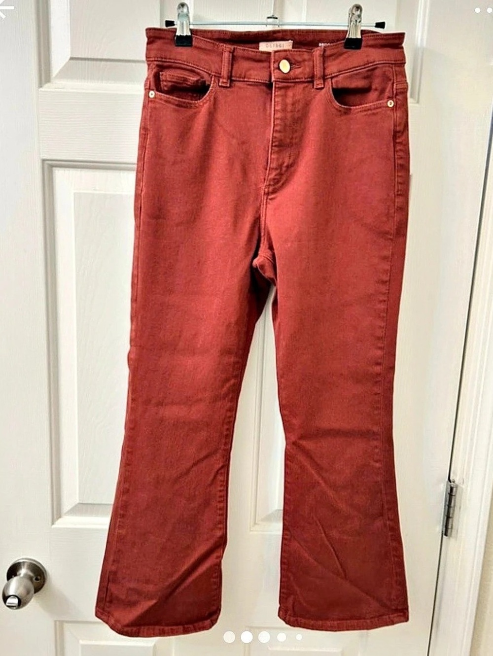 DL1961 Marianna Hewitt Bridget Cropped High Rise Instasculpt Boot Bootcut Jeans